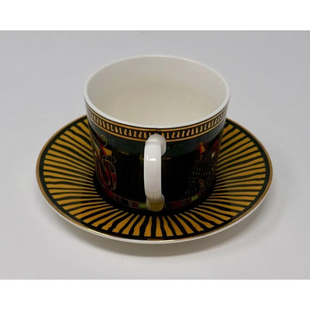 The Play Agency King Tut Black Eye of Ra Bone China Cup & Saucer